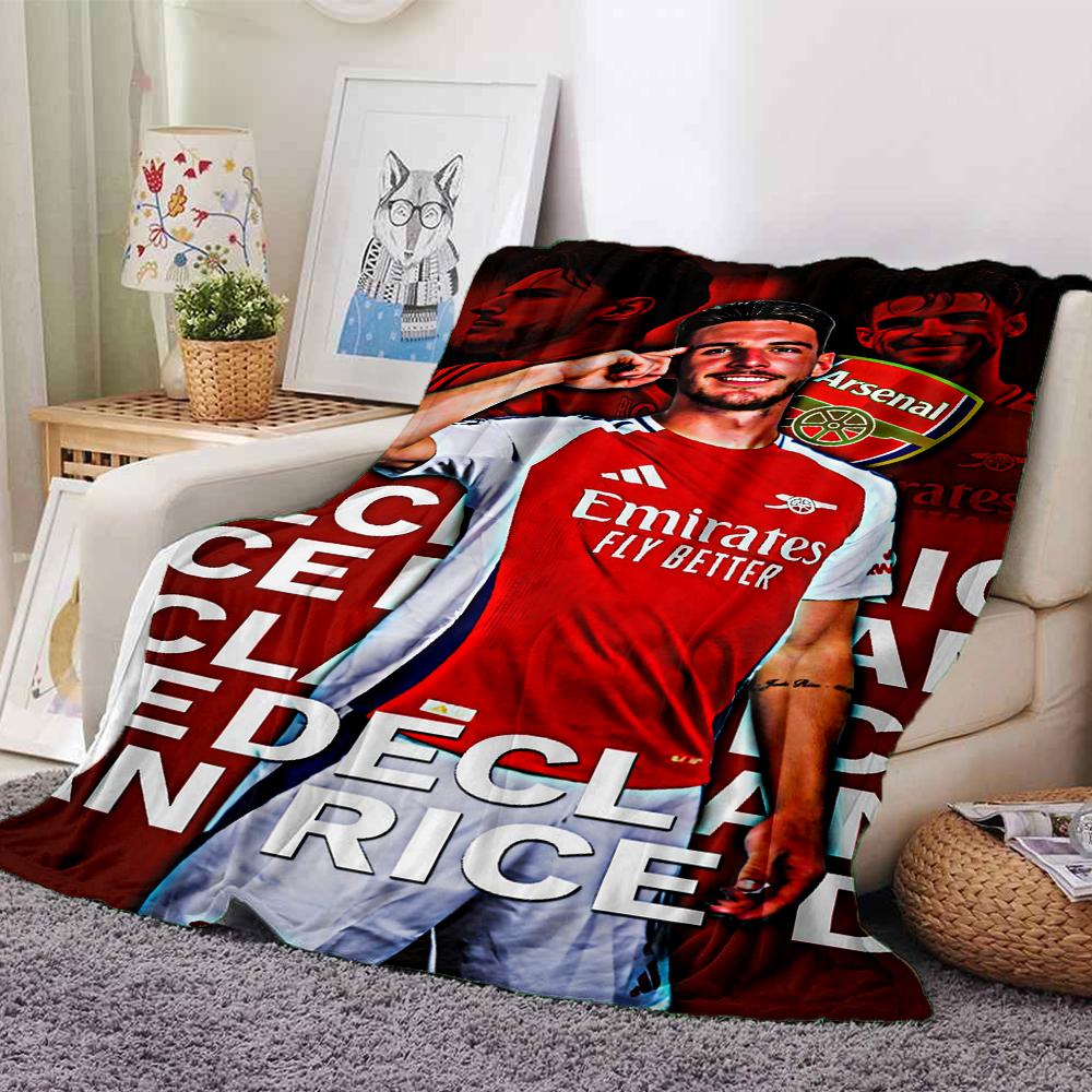 Arsenals Determination printed flannel breathable and warm blanket, a stylish home gift, suitable for home, office and bedspread use. 0713a28