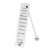 2024 Teacher's Day Engraved Round Pendant Bookmark - Student & Teacher Souvenir Gift