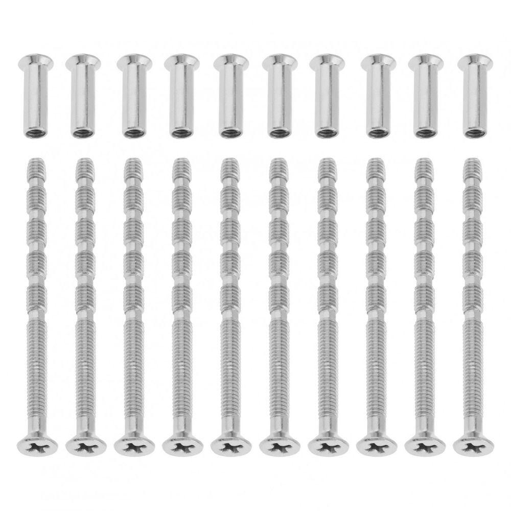 50 Pcs/set M4 X 60mm Anti-Theft Screws Cross-split Door Handle Bolt Door Handle Screws Set  Drawer