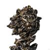 Head Statue, Hand Carved Animal Sculpture, Resin Tabletop Ornament, Decorative Art Figurine for Home