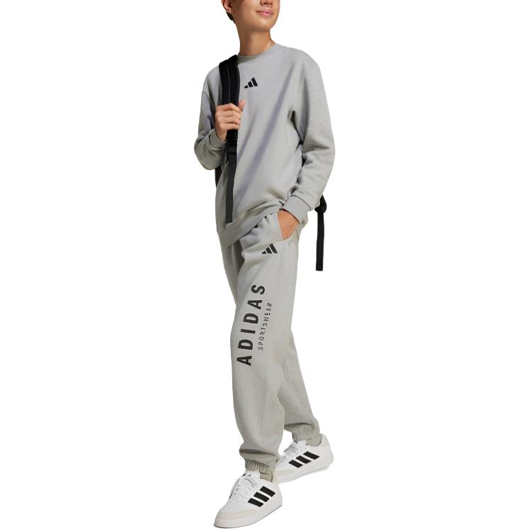 Adidas Fashionable Versatile Mid-Length Kids Sports Pants Autumn Kids bottoms JC7640
