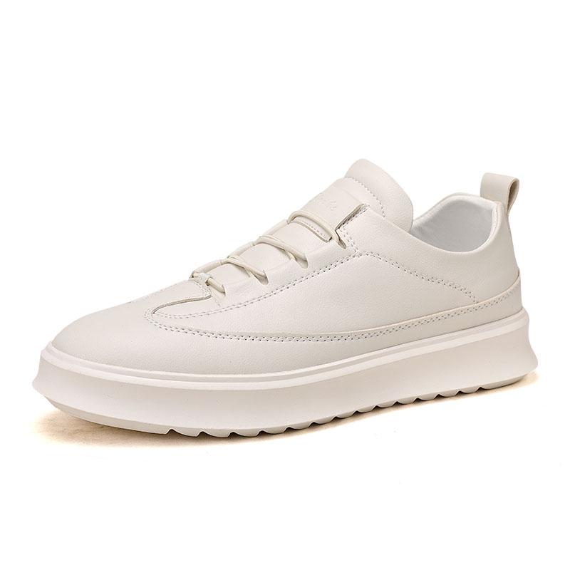Fashion New Arrival Men's Thick Sole Sneakers Fashion Casual Fiber Leather Skateboard Footwear Versatile Male Tenis Masculino Trainers