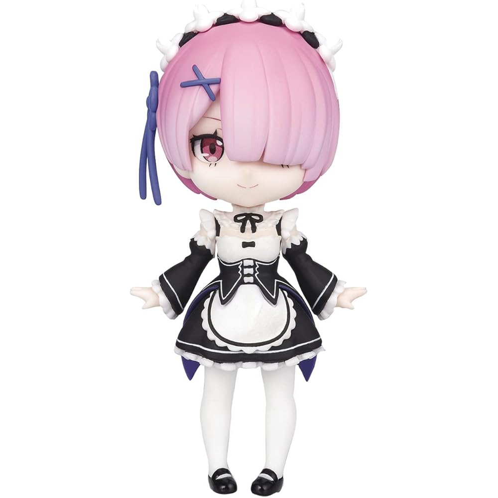 TAMASHII NATIONS Figuarts Mini Re:Zero Starting Life In Another World Ram 90mm PVC ABS Painted Action Figure