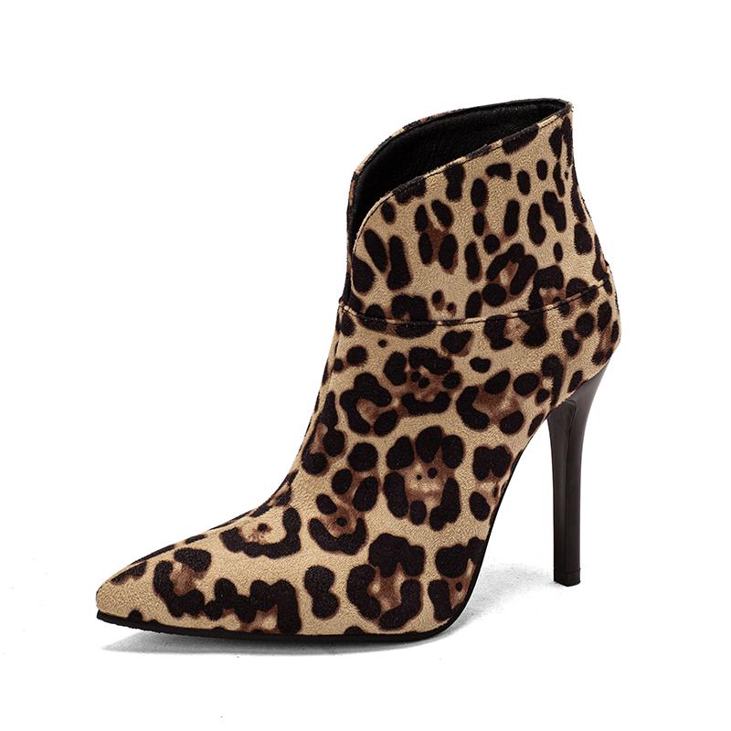 Sexy Ankle Boots For Women Pointed Toe Stiletto Shoes 2025 Autumn Winter Lady High Heels Large Size 48 Fashion Western Booties