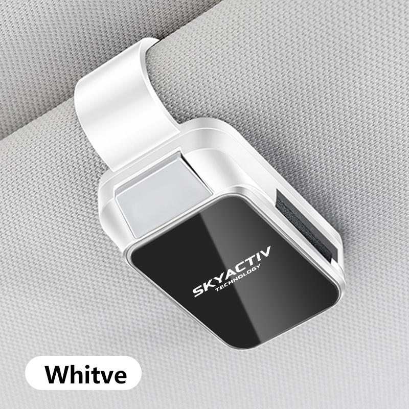 Car Sunglasses Holder Eyeglass Hanger Clip For MAZDA 3 6 CX-30 Axela MX-5 CX-5 Atenza CX-3 CX9 CX-60 MPS 2025 Car Accessories FF29