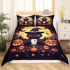 Happy Halloween Duvet Covers Queen King Size Lightweight Quilt Cover With 2 Pillowcases Horror Themed Bedding Sets No Comforter