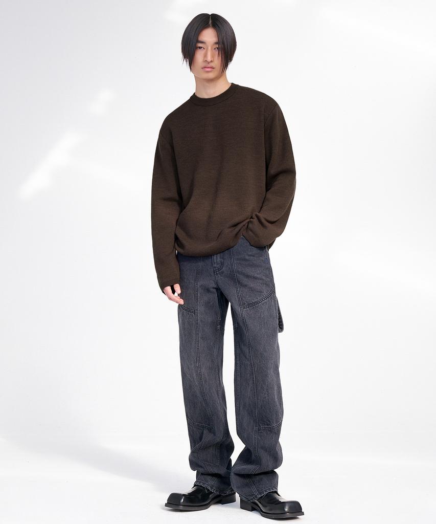 LMOOD Dutch Semi-Over Knit Kancho