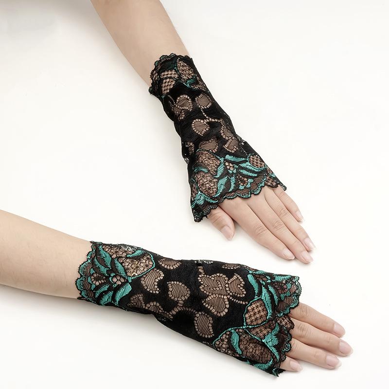 Summer Lace Sun Protection Gloves & Cycling Sleeves for Women