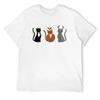 Christmas Cats T-Shirt Sports Fans Korean Fashion Luxury Man T-shirts for Men Cotton