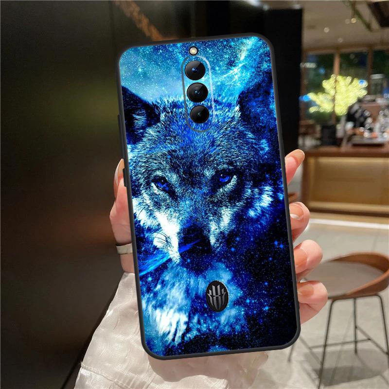 Animal Wolf Galaxy Case For ZTE Nubia Red Magic 11 10 8 8S 9 9S 10S Pro Plus 6 7 6S 7S For RedMagic 10 Air Cover