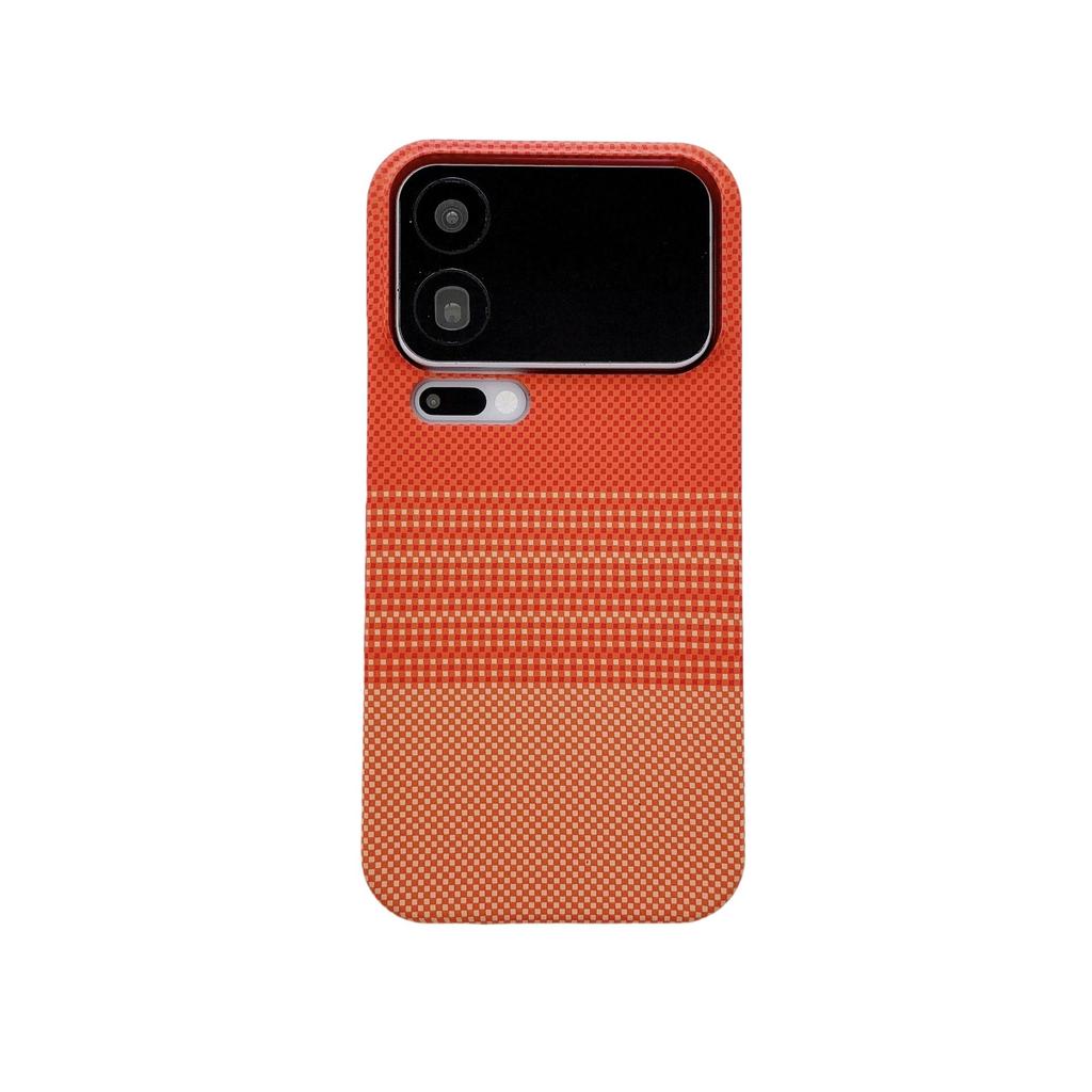 Half a pack of carbon fiber pattern, suitable for Xiaomi 17ProMax magnetic mobile phone case MI15 skin matte business protective case