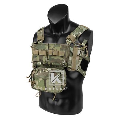 KRYDEX MK3 Tactical Chest Rig Mini Spiritus Airsoft Hunting Vest Ranger Military Tactical Carrier Vest with Magazine Pouch
