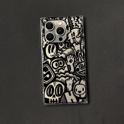 Graffiti Monster for Apple 16 Mobile Phone Case for IPhone15promax Female New Style 14pro Summer Simple