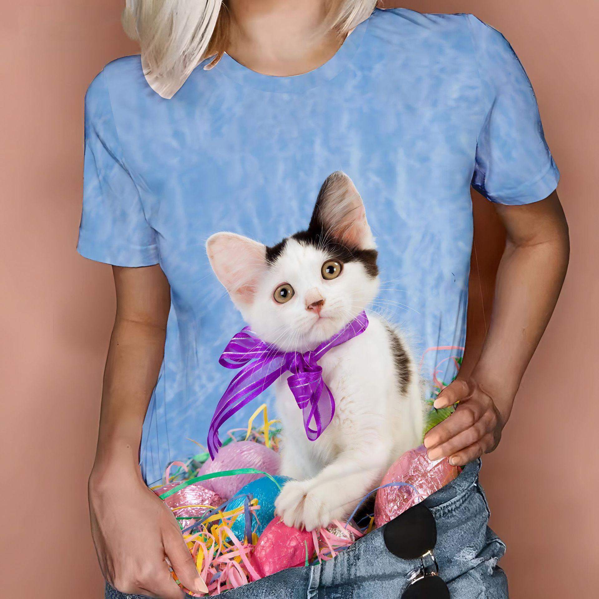 

Футболка размера XL-7XL с принтом в виде животных, женская футболка с коротким рукавом, футболки больших размеров для мужчин 6XL