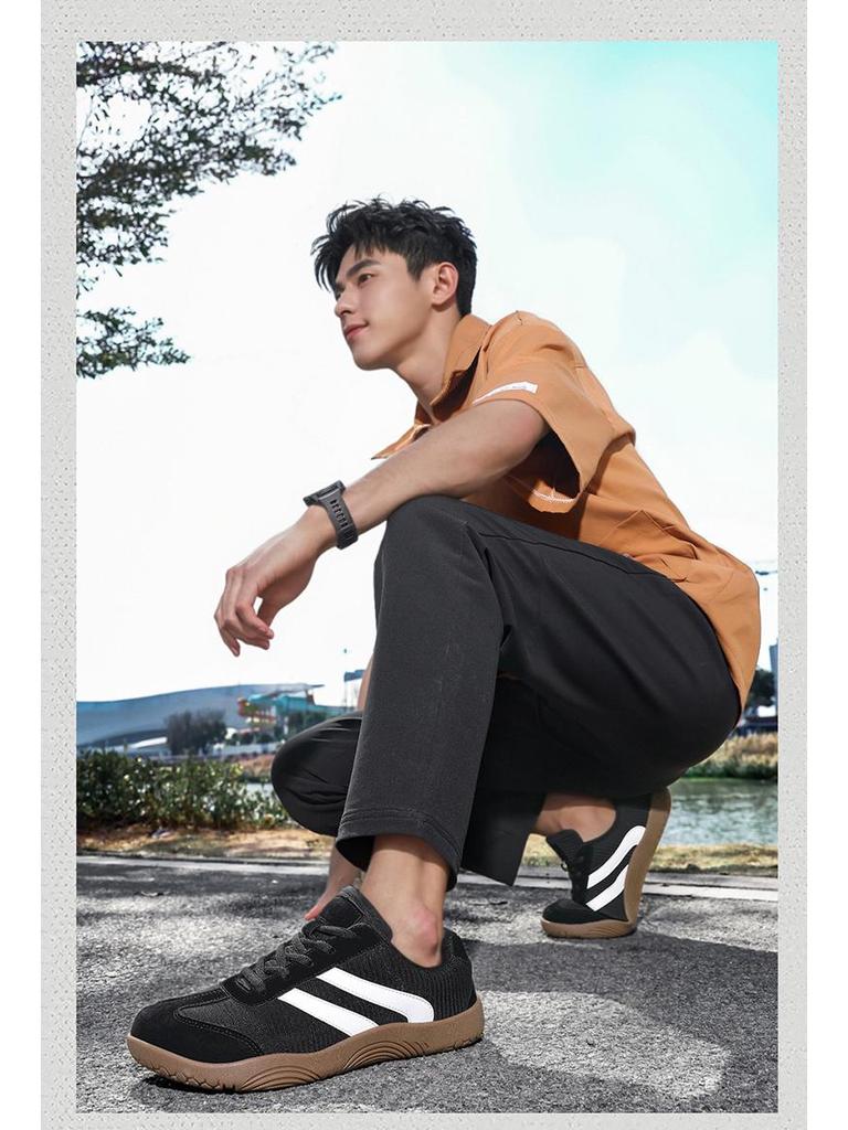 2026 Spring/Summer Men's Wide Toe Non-slip Casual Sports Shoes with Soft Sole