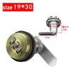 1Pc 3 Digit Combination Password Box Lock 20-30mm Smart Cam Code Lock Zinc Alloy for Mailbox Cabinet Door Security Hardware