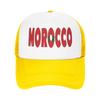 Unisex Women Morocco Flag Map Trucker Hat Vintage Mesh Baseball Cap Snapback Caps  Hats Sun Caps Adjustable Golf Hats Summer