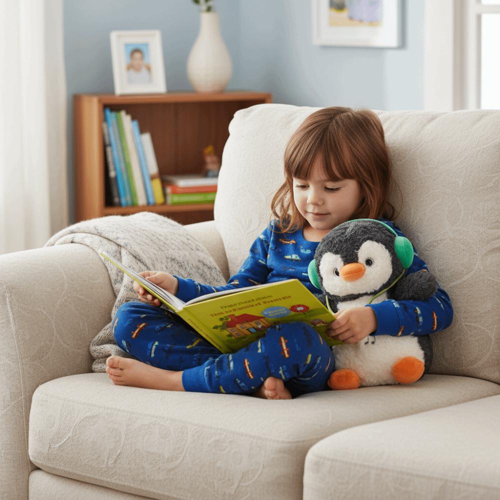 Soft Material Penguin Plush Toy Cartoon Style Soft Doll Animal Doll Throw Pillow  Christmas Present