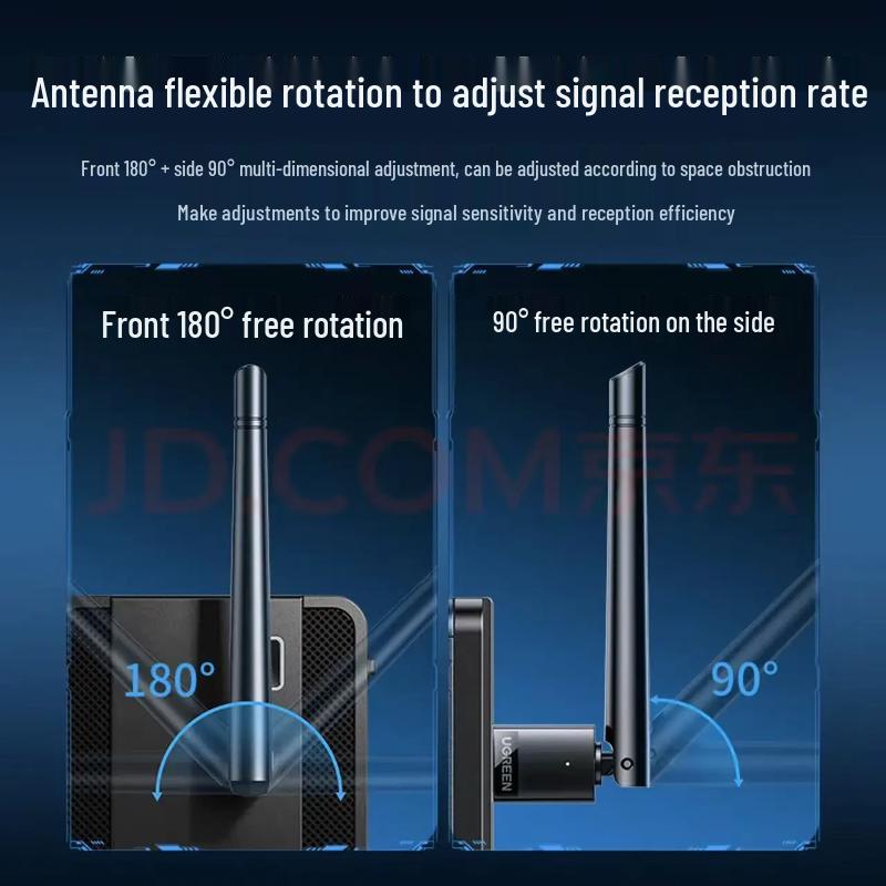 UGREEN USB WiFi 6 AX900 Dual-Band Wireless Adapter (CN version)
