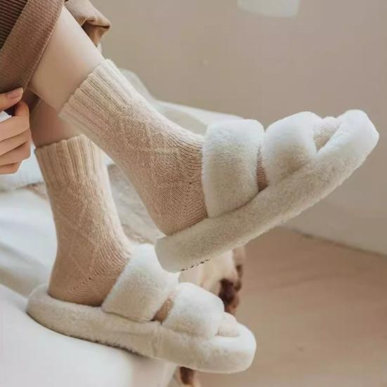 Winter Fleece Lined Crew Socks for Women Cozy Soft Warm Thick Floor Socks Thermal Boot Socks for Cold Weather