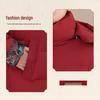 Velvet-Lined Cotton Coat for Middle-Aged Women - Hooded Winter Jacket for Grandma