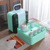 Travel Tea Set, Ge Kiln Ceramic Cooling Pot, Four Cups Portable Storage Box, Cheap Business Gifts