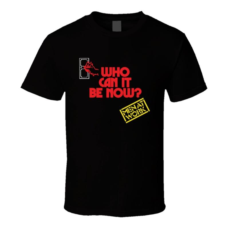Who Can It Be Now Men At Work T Shirt S разноцветный
