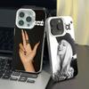 Singer B-Beyonce phone case for iPhone 17 17Air 16 15 14 13 12 11 Pro Max Plus Colorful Silver