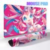 Kawaii Japan Anime Mouse Pads Computer Gamer Mats Extended Pokemon Eevee Laptop Keyboard Rug Laptop Gaming Rubber Deskmat Carpet