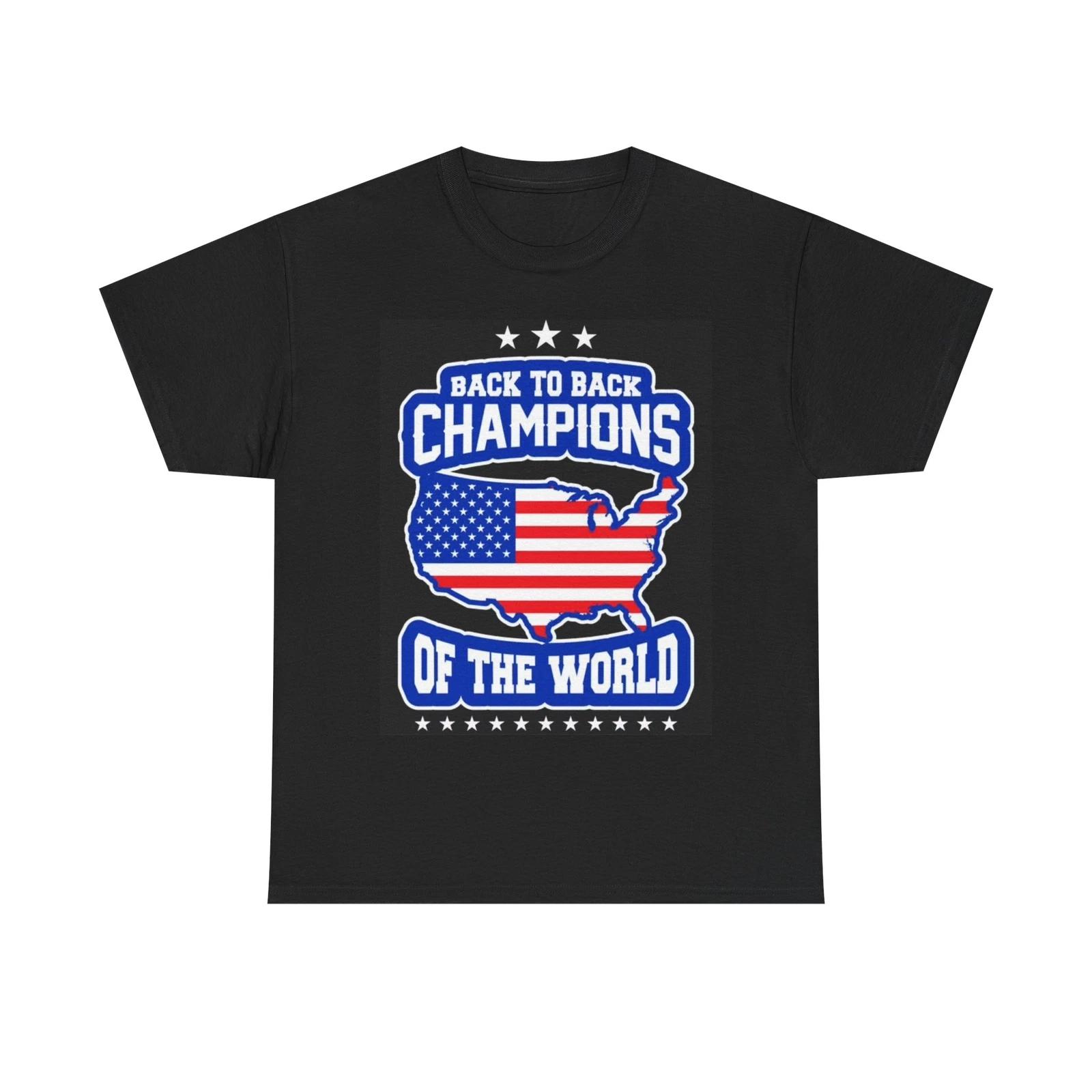 Men s and Women s T-shirts Back to Back World Champions XXXL