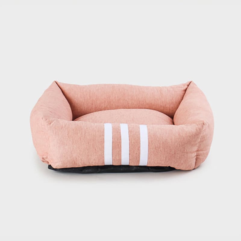 [Pet] Striped Square Bed 50X40Cm