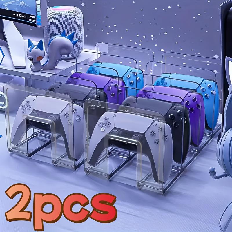 

2/3pcs Multifunctional Handle Storage Rack for Switch Game XBOX PS5 | Transparent Display Stand Universal Desktop Hanging Shelf