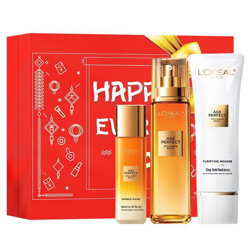 L Oréal Golden Honey Jar Skincare 3-Piece Set