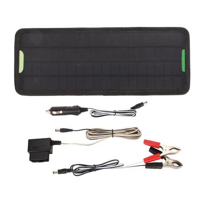 10W 12V Güneş Paneli Araç Akü Şarj Cihazı Su Geçirmez 10 Watt Güneş Paneli Kiti OBD Araç Şarj Cihazı