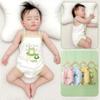 Newborn Infant Sleeveless Romper - Cute Strappy Summer Bodysuit for Boys & Girls