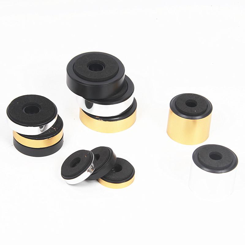 Audio Equipment Anti-Vibration Feet: Speaker, Amplifier, CD/DVD Player, Furniture Pads with Plastic and Foam Base.