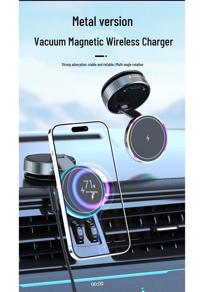 Magnetic Wireless Car Charger & Phone Cooler with Semiconductor Refrigeration
