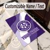 Crystal Velvet Rug Austria Wien FC Print Custom Name Text Floor Mat Home Decor