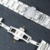 Solides Edelstahl-Uhrenarmband für Hamilton Khaki Jazz Field Seiko Butterfly-Verschluss Herren-Armband Metall-Uhrenarmband 18 20 22mm