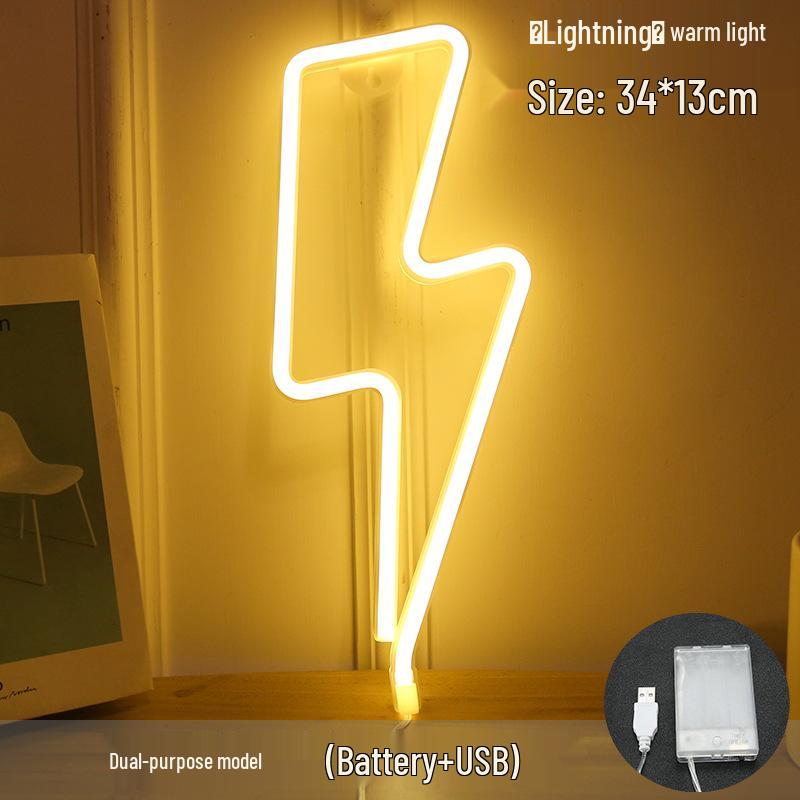 Trendy LED Neon Night Light Sign for Wall Décor