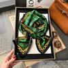 Small Silk Scarf Women's Spring and Autumn Thin Korean Version Versatile Thin and Narrow Long Scarf Tied Hair Temperament Square Scarf with Suit Shirt