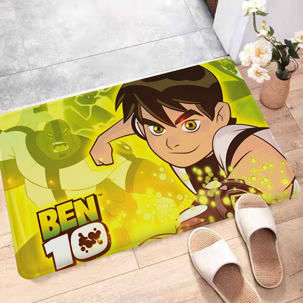 Cartoon B-Ben 10 Fußmatte Nordischer Stil Schlafzimmer Wohnzimmer Fußmatte Zuhause Balkon Rutschfest Alfombra