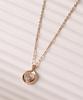 Loveenb [14K Gold] 0.1 Carat Lab-Worn Diamond Round Necklace