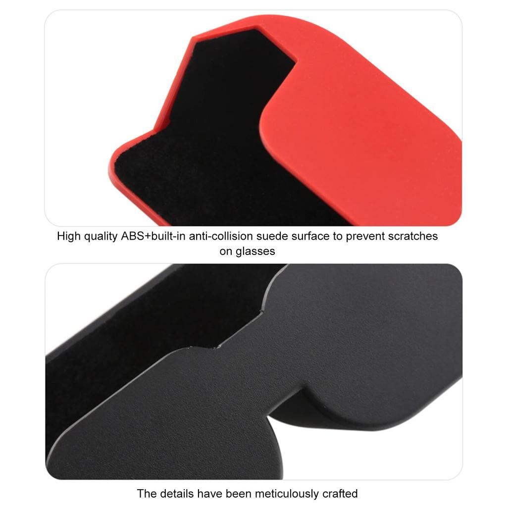 Custodia per Occhiali da Sole per Visiera Auto Portaocchiali da Sole Universale Chiusura Magnetica Organizzatore Accessori Interni Auto