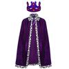 Multicolor Parent-Child Costume Cloak for Halloween, Christmas, and Parties