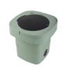 Foldable Washing Machine High Speed 6.5L Large Capacity Soft Semi Spin Drying Mini Washer with Drain Hose for Travel