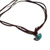 Turquoise Ethnic-Style Double-Layer Velvet Choker Necklace