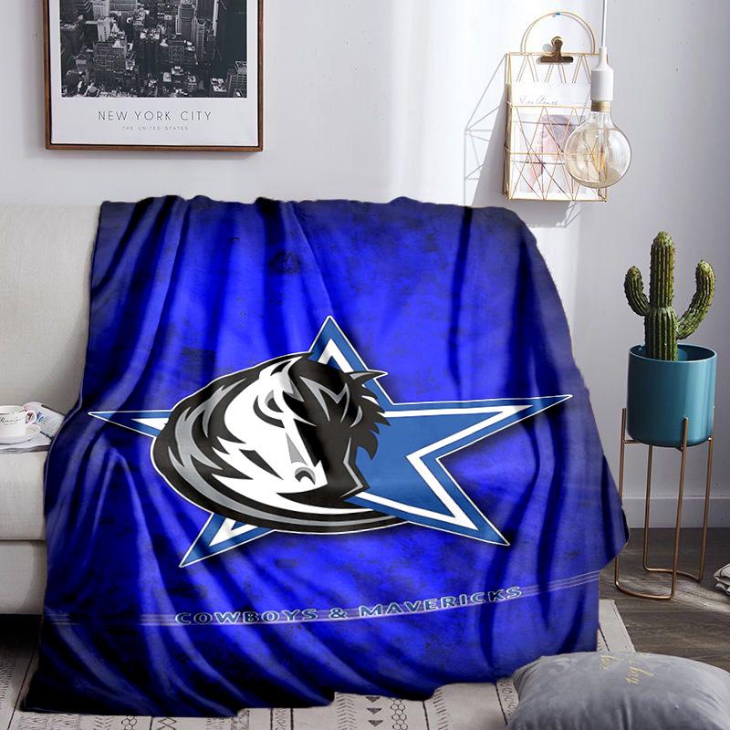 DALLAS BASKETBALL TEAM Blanket Lightweight Flannel Bedding Blanket Perfect for Travel, Camping, Living Rooms, Offices, Sofas, Fan Christmas Gift
