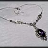 Gothic Steampunk Necklace With Geometric Alloy Pendant And Cross Chain For Women