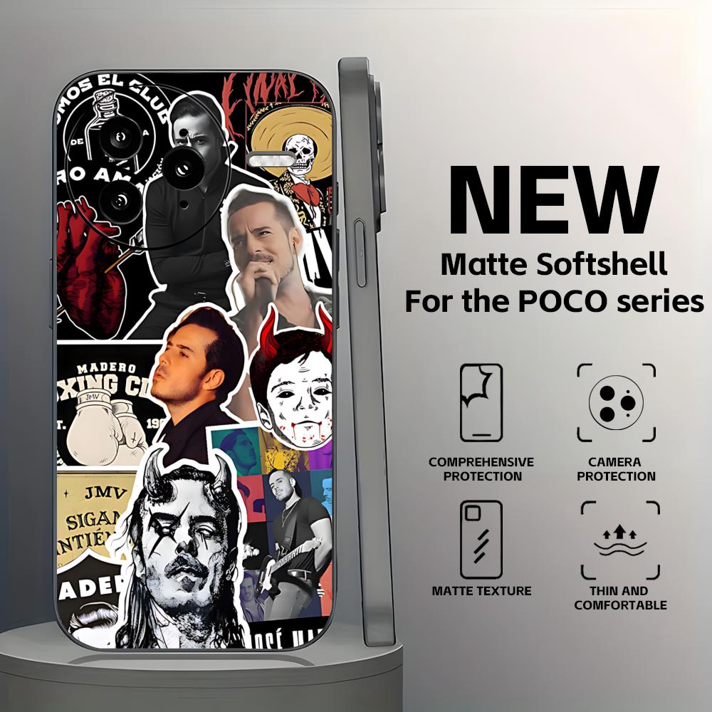 

Чехол для телефона singer J-Jose M-Madero для Xiaomi POCO M7 M6 M5 X7 X6 X5 F7 F6 F5 Мягкий Черный Pro 5G Poco x7 pro